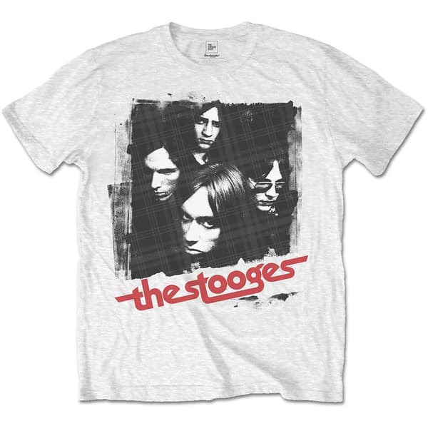 Iggy & The Stooges Unisex T-Shirt: Four Faces (Small)