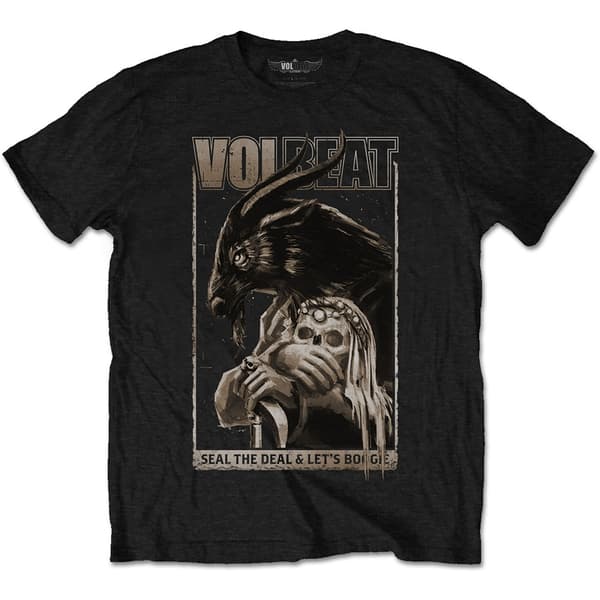 Volbeat Unisex T-Shirt: Boogie Goat (Small)