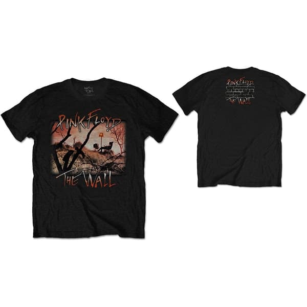 Pink Floyd Unisex T-Shirt: The Wall Meadow (Back Print) (X-Large)