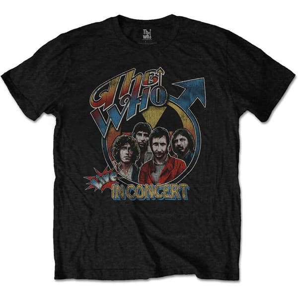 The Who Unisex T-Shirt: Live in Concert (Small)