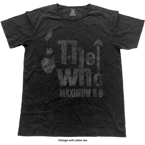 The Who Unisex Vintage T-Shirt: Max R&B (X-Large)