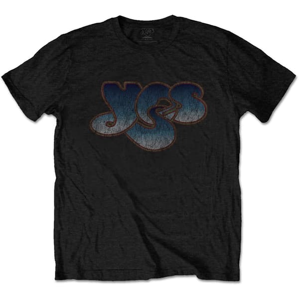 Yes Unisex T-Shirt: Vintage Logo (Medium)