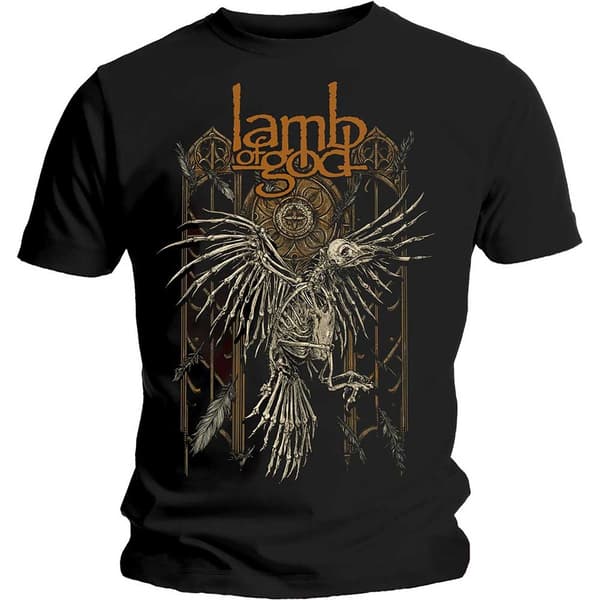Lamb Of God Unisex T-Shirt: Crow (X-Large)