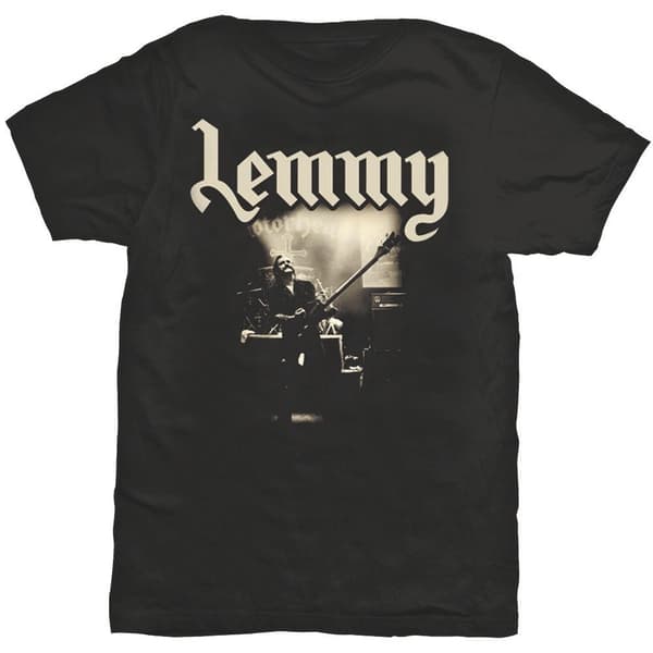 Lemmy Unisex T-Shirt: Lived to Win (Back Print) (Small)