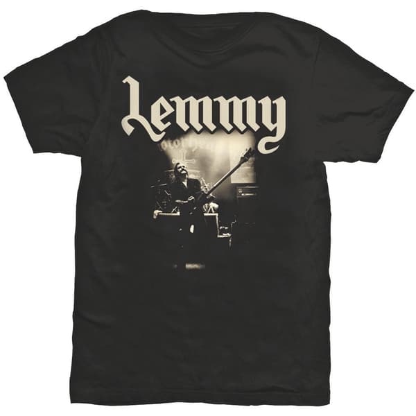 Lemmy Unisex T-Shirt: Lived to Win (Back Print) (Small)