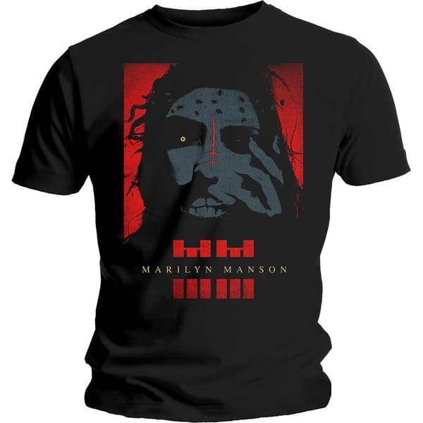 Marilyn Manson Unisex T-Shirt: Rebel (Small)