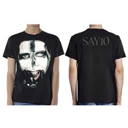 Marilyn Manson Unisex T-Shirt: Kill For Me (Back Print/Ex Tour) (Small)