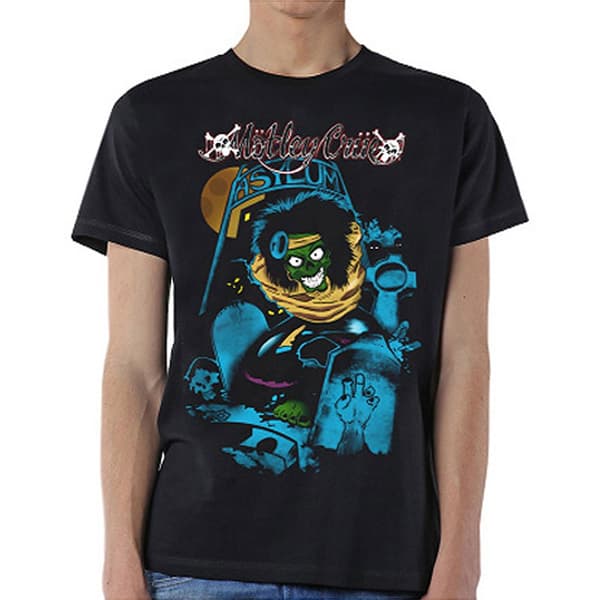 Motley Crue Unisex T-Shirt: Feelgood Graveyard Vintage (Medium)