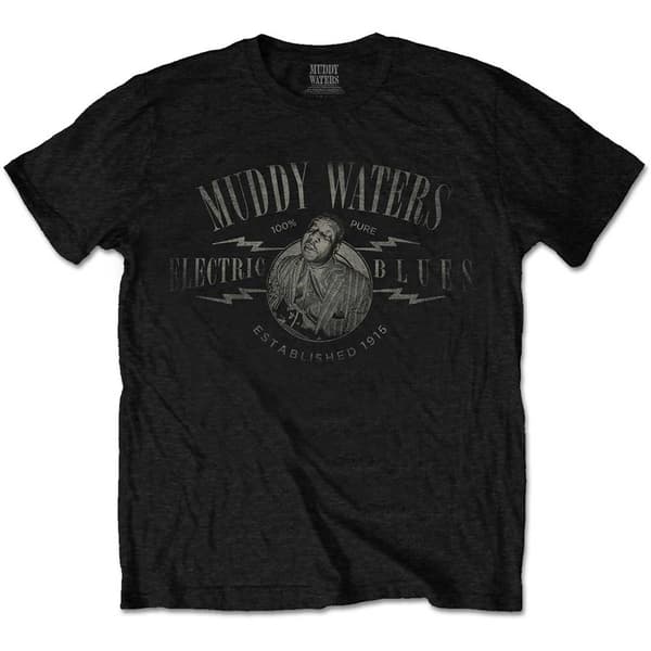 Muddy Waters Unisex T-Shirt: Electric Blues Vintage (Medium)