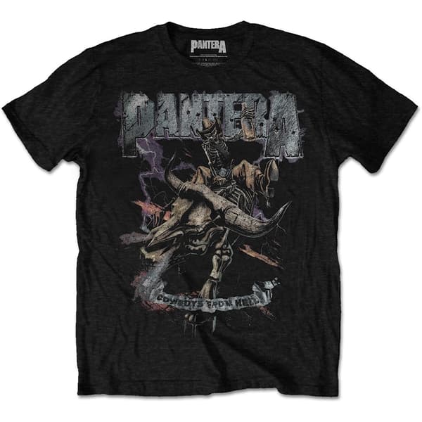 Pantera Unisex T-Shirt: Vintage Rider (Large)