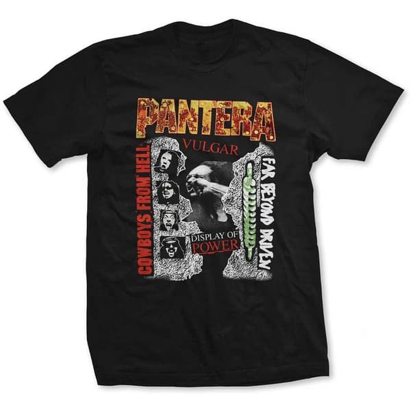 Pantera Unisex T-Shirt: 3 Albums (X-Large)