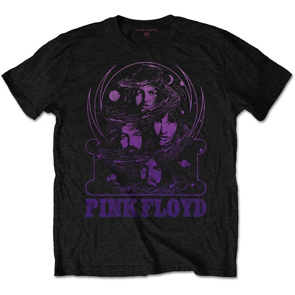 Pink Floyd Unisex T-Shirt: Purple Swirl (Small)
