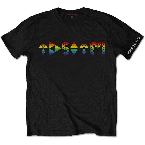 Pink Floyd Unisex T-Shirt: Dark Side Prism Initials (XX-Large)