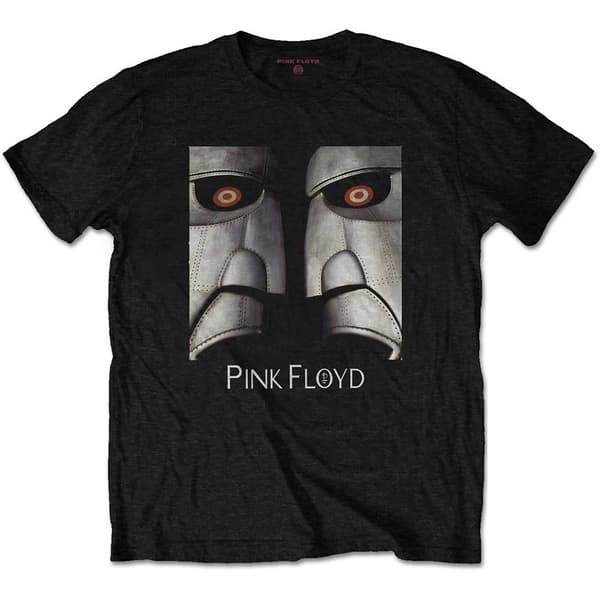 Pink Floyd Unisex T-Shirt: Metal Heads Close-Up (Large)