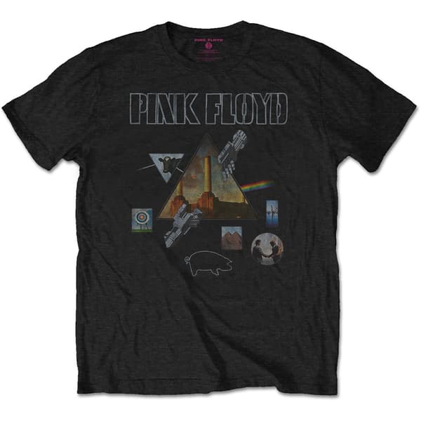 Pink Floyd Unisex T-Shirt: Montage (Small)
