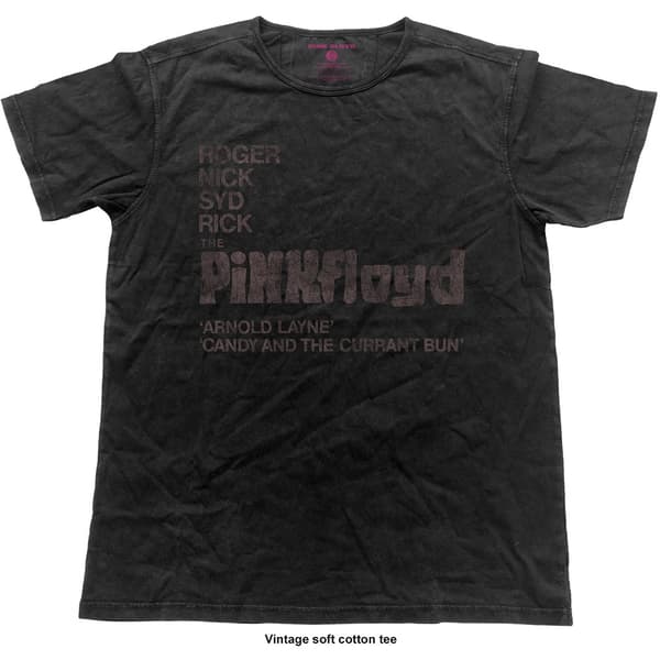 Pink Floyd Unisex Vintage T-Shirt: Arnold Layne Demo (Medium)