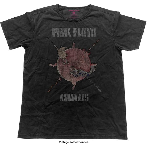 Pink Floyd Unisex Vintage T-Shirt: Sheep Chase (Medium)
