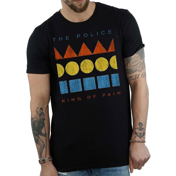 The Police Unisex T-Shirt: Kings of Pain (Medium)