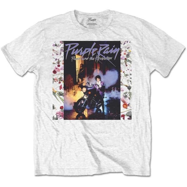 Prince Unisex T-Shirt: Purple Rain Album (Medium)
