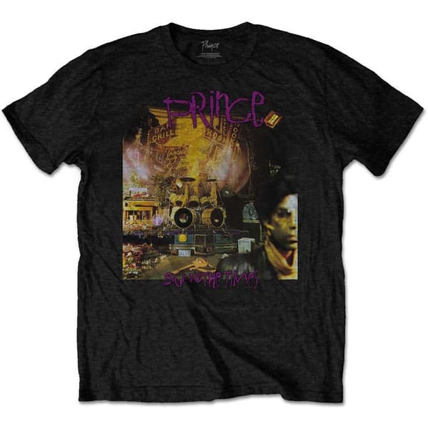 Prince Unisex T-Shirt: Sign O The Times Album (X-Large)