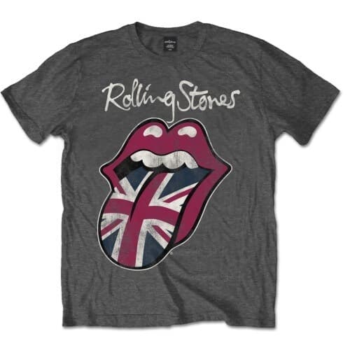 The Rolling Stones Unisex T-Shirt: Union Jack Tongue (Medium)