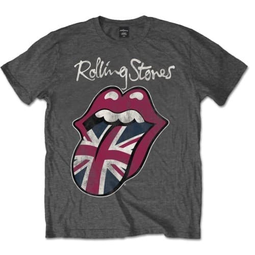 The Rolling Stones Unisex T-Shirt: Union Jack Tongue (Medium)