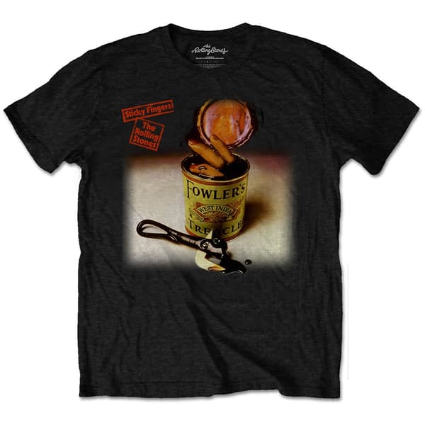 The Rolling Stones Unisex T-Shirt: Sticky Fingers Treacle (Small)