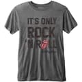 Pikkukuva 2 / 2: The Rolling Stones Unisex Fashion Tee: It's Only Rock 'n Roll with Burn Out Finishing (Medium)
