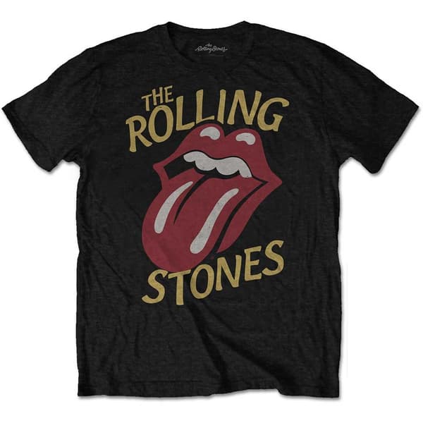 The Rolling Stones Unisex T-Shirt: Vintage Typeface (XX-Large)