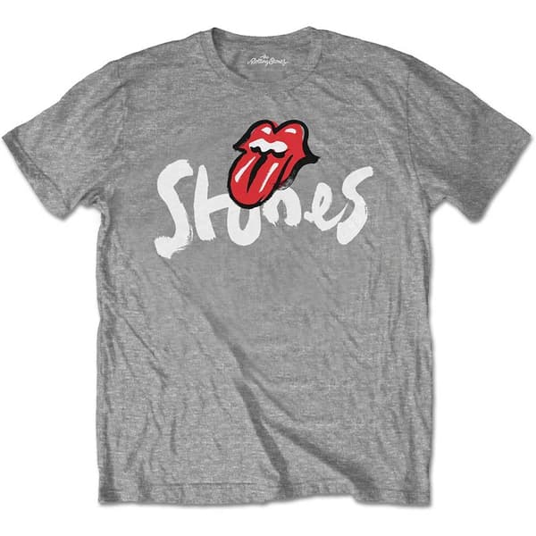 The Rolling Stones Unisex T-Shirt: No Filter Brush Strokes (X-Large)