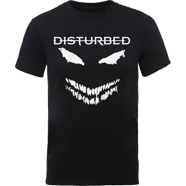 Disturbed Unisex T-Shirt: Scary Face Candle (Small)
