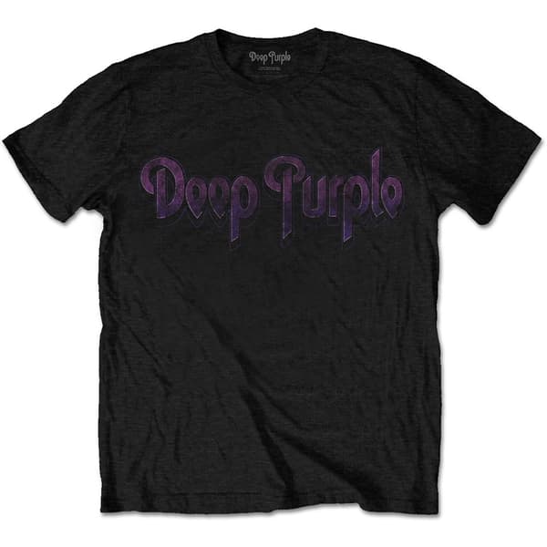 Deep Purple Unisex T-Shirt: Vintage Logo (X-Large)