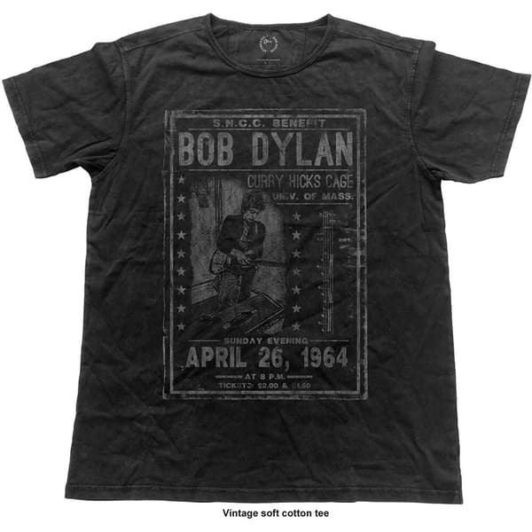 Bob Dylan Unisex Fashion Tee: Curry Hicks Cage Vintage (Vintage Finish) (XX-Large)