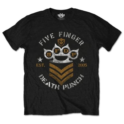 Five Finger Death Punch Unisex T-Shirt: Chevron (X-Large)