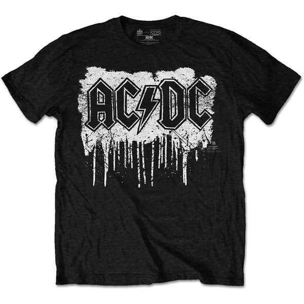 AC/DC Unisex T-Shirt: Dripping With Excitement (Small)