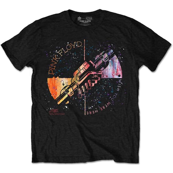 Pink Floyd Unisex T-Shirt: Machine Greeting Orange (Medium)