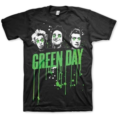 Green Day Unisex T-Shirt: Drips (Large)