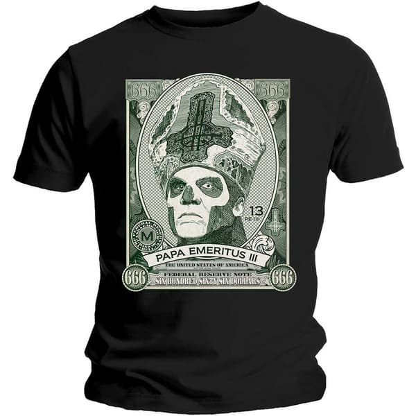 Ghost Unisex T-Shirt: Papa Cash (Small)