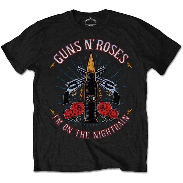 Guns N' Roses Unisex T-Shirt: Night Train (Large)
