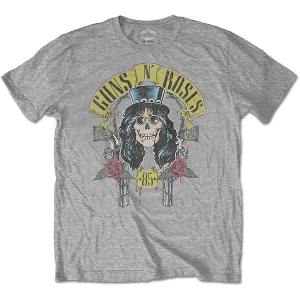 Guns N' Roses Unisex T-Shirt: Slash '85 (Small)