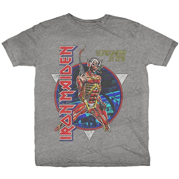 Iron Maiden Unisex T-Shirt: Somewhere in Time (Small)
