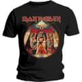 Miniatyrbild 1 av 2: Iron Maiden Unisex T-Shirt: Powerslave Lightning Circle (Large)