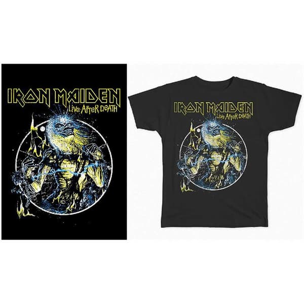 Iron Maiden Unisex T-Shirt: Live After Death (Small)