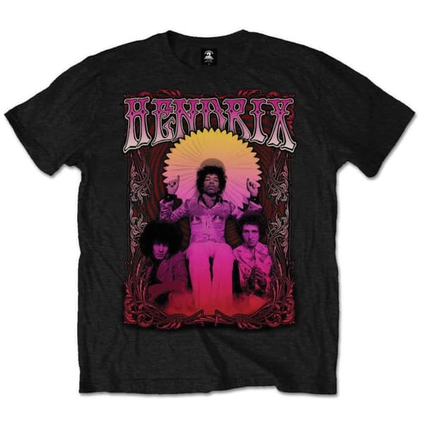 Jimi Hendrix Unisex T-Shirt: Ferris Wheel (Large)