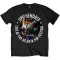 Pikkukuva 1 / 2: Jimi Hendrix Unisex T-Shirt: Atlanta Pop Festival 1970 (Small)
