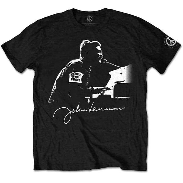 John Lennon Unisex T-Shirt: People for Peace (XX-Large)