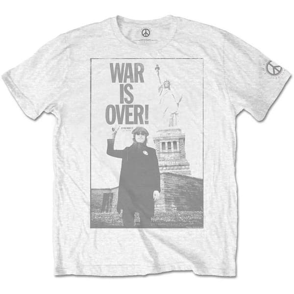 John Lennon Unisex T-Shirt: Liberty Lady (Large)
