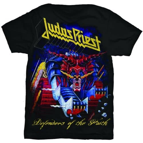 Judas Priest Unisex T-Shirt: Defender of the Faith (Large)