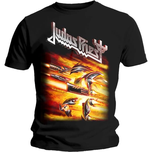Judas Priest Unisex T-Shirt: Firepower (Large)