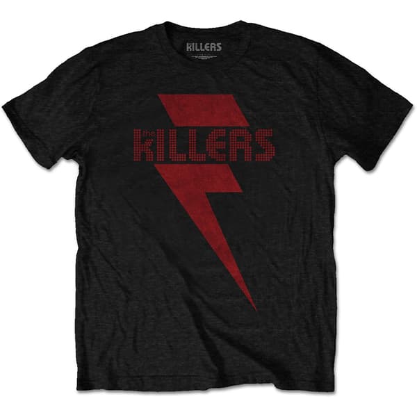 The Killers Unisex T-Shirt: Red Bolt (X-Large)
